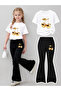 Girl's Spanish Style Leggings and T-Shirt Set