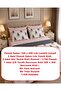 Dowry Double Duvet Cover Set |   Lotus Patterned |   Special Boxed |   Modern & Stylish Bedroom Set 6 Pieces - 3
