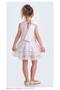 Glittery Collar Bowknot Girls' Dress - 3
