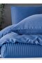 Cotton Satin Striped Elastic Sheet Double Duvet Cover Set