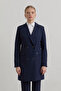 Kruvaze Blazer Ceket - Lacivert - 5