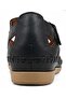 Omelo Genuine Leather Comfort Orthopedic Women's Sandals Black - 5