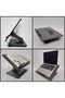 Book Reading, Laptop and Tablet Stand, Height Adjustable 360 °   Rotatable Foldable - 5