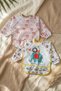 Set of 2 Waterproof Long Sleeve Bibs 6-24 Months - Stain Resistant, Blw Compatible, Teddy Bear and Safari Design - 3
