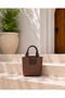 Monogram Pattern Brown Hand and Shoulder Bag - 2