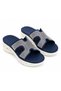 Women’s Sandals-Rhinestone Platform Slide Sandals – Casual Lightweight Wedge Slip-On Sandals for Women – Black & Navy Blue - 4