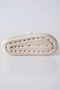 Beige High-Sole Double Buckle Men's Slippers -89302 - 4