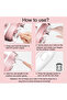 DENX 4 In 1 Electric Nail Clipper & Polisher, Automatic USB Rechargeable Nail Trimmer with UV light - 7
