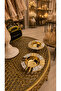 Esterhomedecor 2-Pack Pearlescent Brass Decorative Ashtray Brass Ashtray 13cm Recommended for Decorative Purposes - 2
