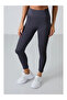 Anthracite Polyester Flexible Standard Fit Women's Leggings Set 95332 - 5