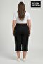 Plus Size Women's Shorts New York Printed Comfortable Fit Spr26Bsrk591-05 - 3