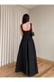 Black Corset Blouse Skirt Double Set - 202610 - 7