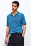 İpek Karışımlı Polo Tişört Regular Fit - 6