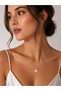 316L Steel Silver Color Chain Swan Model Women's Necklace - 2