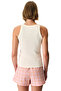 Women's Cotton Lounge Solene Sleeveless Tank & Shorts Set - Pink - 3