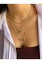 Ms Stone Detailed Steel Necklace