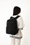Sanmorris Unisex Water Resistant Medium Size Crinkle Fabric Multi-Compartment Dark Gray Laptop School and Travel Backpack - 6