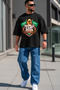 World Cup 2026 Saudi Arabia Oversized T-Shirt |   100% Cotton Fan Graphic Printed T-Shirt - 6