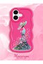 iPhone 16 Compatible Case Camera Protector Red Silicone Couple Phone Case Girl Pattern - 2