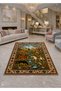 Sdt Peacock Theme Patterned Modern Woven Base Decorative Carpet Sdt1665 - 3