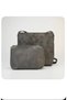 Women's Gray Crossbody Makeup Bag Detailed Shoulder Bag - 4