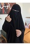 خمار شيفون كم ساده - 5