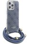 Back Cover Plastic with Strap Blue (iPhone 16 Pro) Code: GUHCP16LHC4SEB - 3