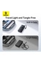 Free2Pull 10000mAh Power Bank with Built-in Retractable Type-C Cable for Laptop - 30W Fast Charging, Digital Display - Black - 6