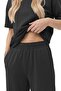 Premium - Sway Collection |   Black Modal Women's Tracksuit Set - 5