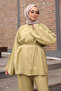 Khaki Shirt and Trousers Modal Set - 3