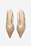 Women's Stiletto Pointed Toe Transparent Mesh Strap Classic Heeled Shoes Vimola Camel Suede - 5