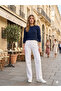 Jeans Lycra Denim Jeans Fabric High Waist Trousers - 2