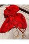 Red Polka Dot Lace Multi-Purpose Bandana Scarf & Neck Scarf |   Adjustable Bohemian Hair Accessory - 6