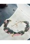 Scarf Necklace |   Charm Chain Necklace-Handmade Design Necklace with Sea Shell, Locket and Charm Detail - 2