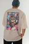 38 Cats for the Sake of Cat Love Printed Beige Oversize T-Shirt 100% Cotton Unisex Cat Lover Premium Design - 6