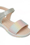 Vezira.P Silver Girls' Sandals - 7