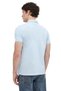 Mb Pam 12Sn328 Light Blue Men's Polo Collar Short Sleeve T-Shirt - 2