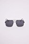 Unisex Square Black Framed Uv 400 Protection Sunglasses