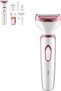 4-in-1 Electric Hair Removal Set, Rechargeable Body Hair Trimmer, Nose Hair Epilator, Women's Grooming Kit
