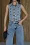 8229 Women's Jean Vest Set - 3