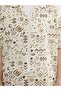 Loose Fit Patterned Poplin Men's Shirt - 3