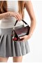 Women's Stylish Designed Cherry Gift Burgundy Hand and Shoulder Bag - 2