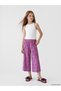 Lilac Floral Girl's Capri