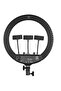 -18 LED Ring Light 18 Inch Soft Ring Light for Smartphones Camera YouTube TikTok Videos with Tripod & 3 phone Holders - 2