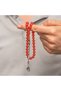 خرز صلاة العنبر الفضي مع شرابة كازاز - 3