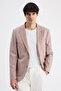 Ds Damat Slim Fit Dusty Rose Plain Fabric Jacket - 4