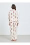 Teen Girls Heart Print Shirt and Pyjama Set - 5
