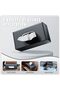 Car Tissue Box Holder PU Leather with Strap Buckle – Car Napkin Holder, Universal Auto Interior Accessories - 5