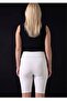 Women's Ecru Diver Above Knee Biker Leggings High Waist Adjustable & Stretchy Maternity Leggings - 3