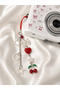 Cherry Bow Heart Phone Charm Phone Strap Y2K Coquette Bag Charm Red - 2